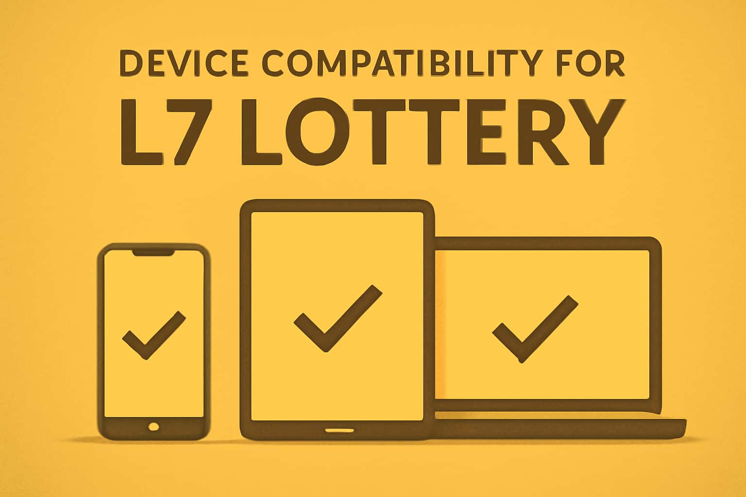 Informational scene about Device Compatibility for L7 Lottery.