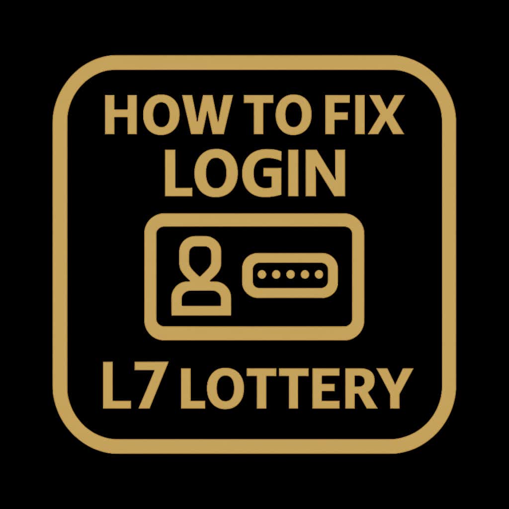 Icon representing login support for L7 Lottery app.
