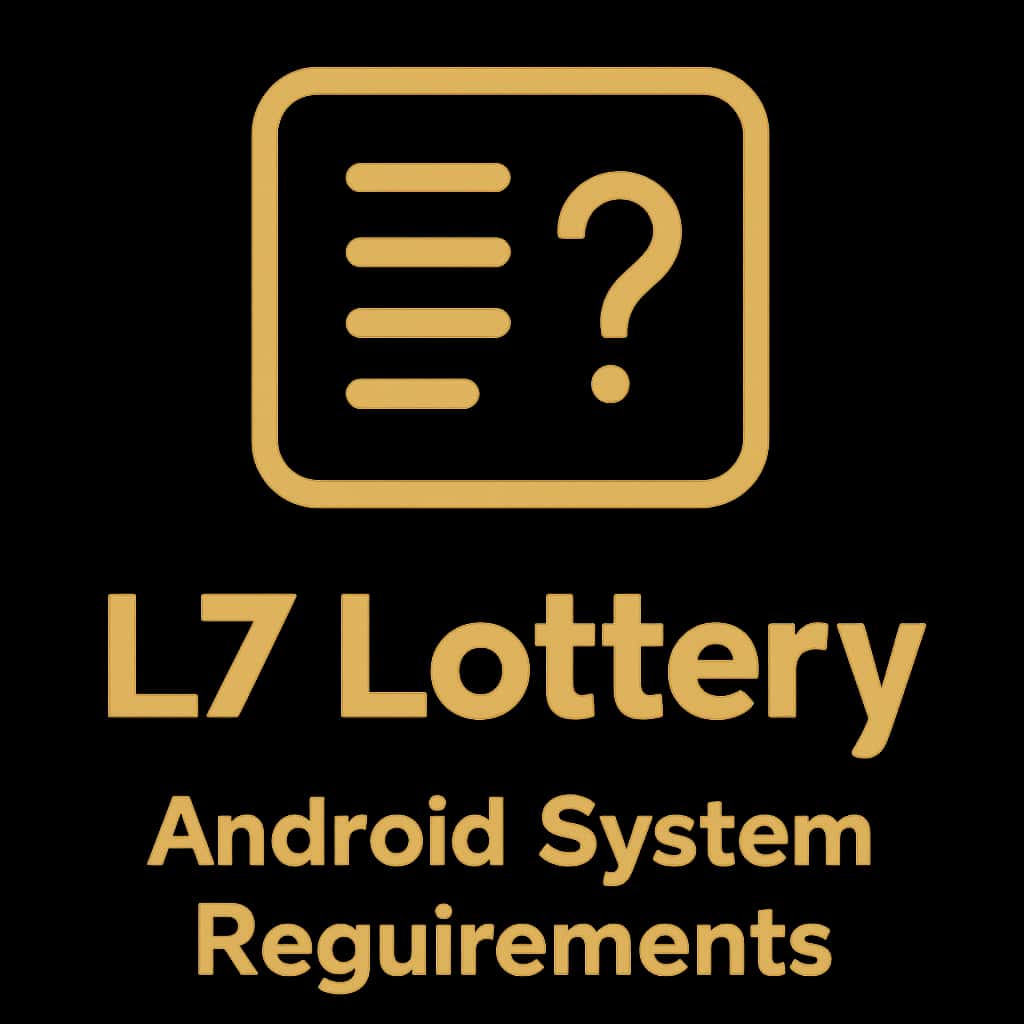 Icon representing L7 Lottery Android System Requirements.