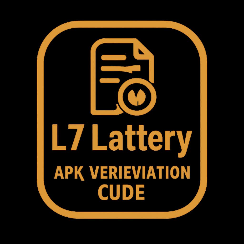 Icon representing L7 Lottery APK Verification Guide