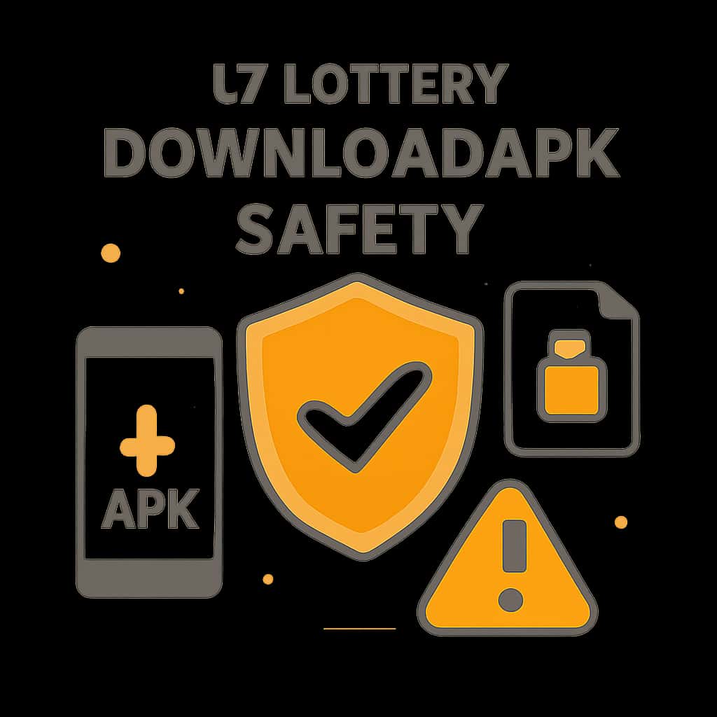 Diagram explaining L7 Lottery Download APK Safety.