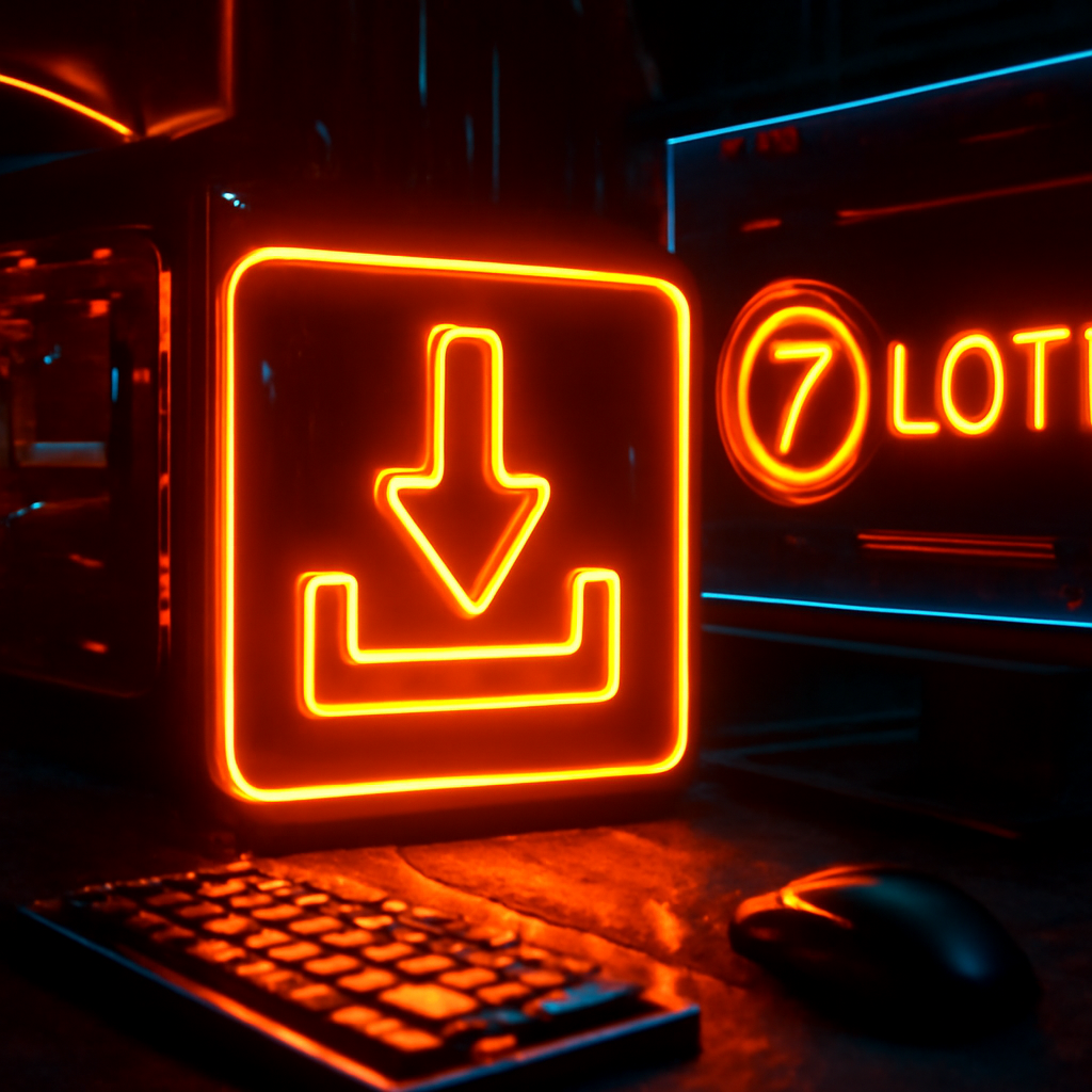 Diagram showing the steps to update the L7 Lottery app on iOS.