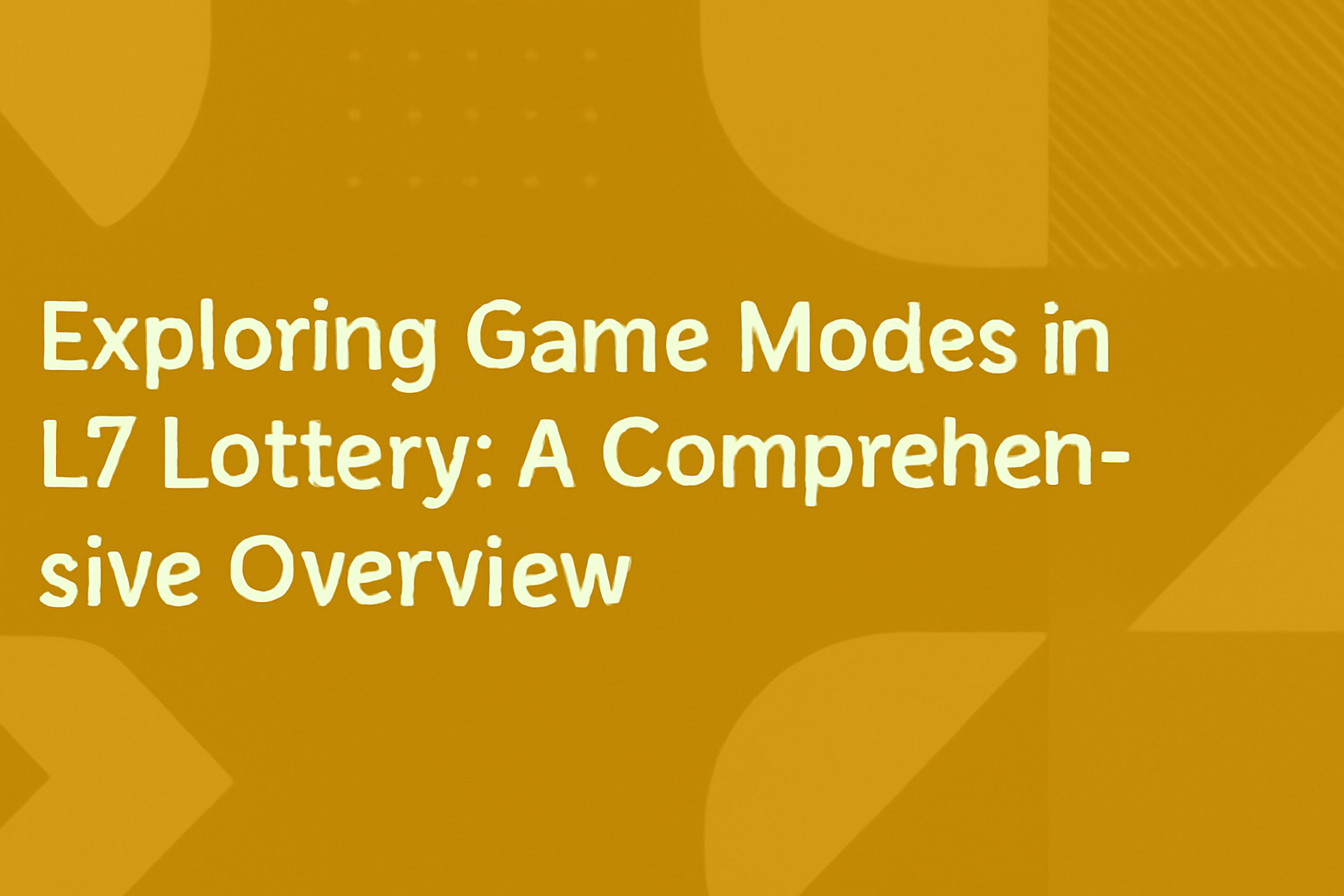 Informational scene about installing L7 Lottery APK.