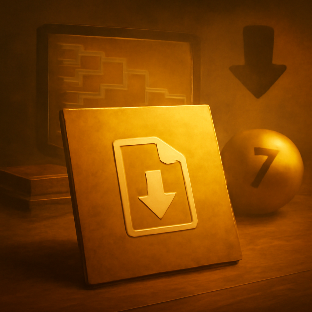 Diagram illustrating L7 Lottery APK installation steps.