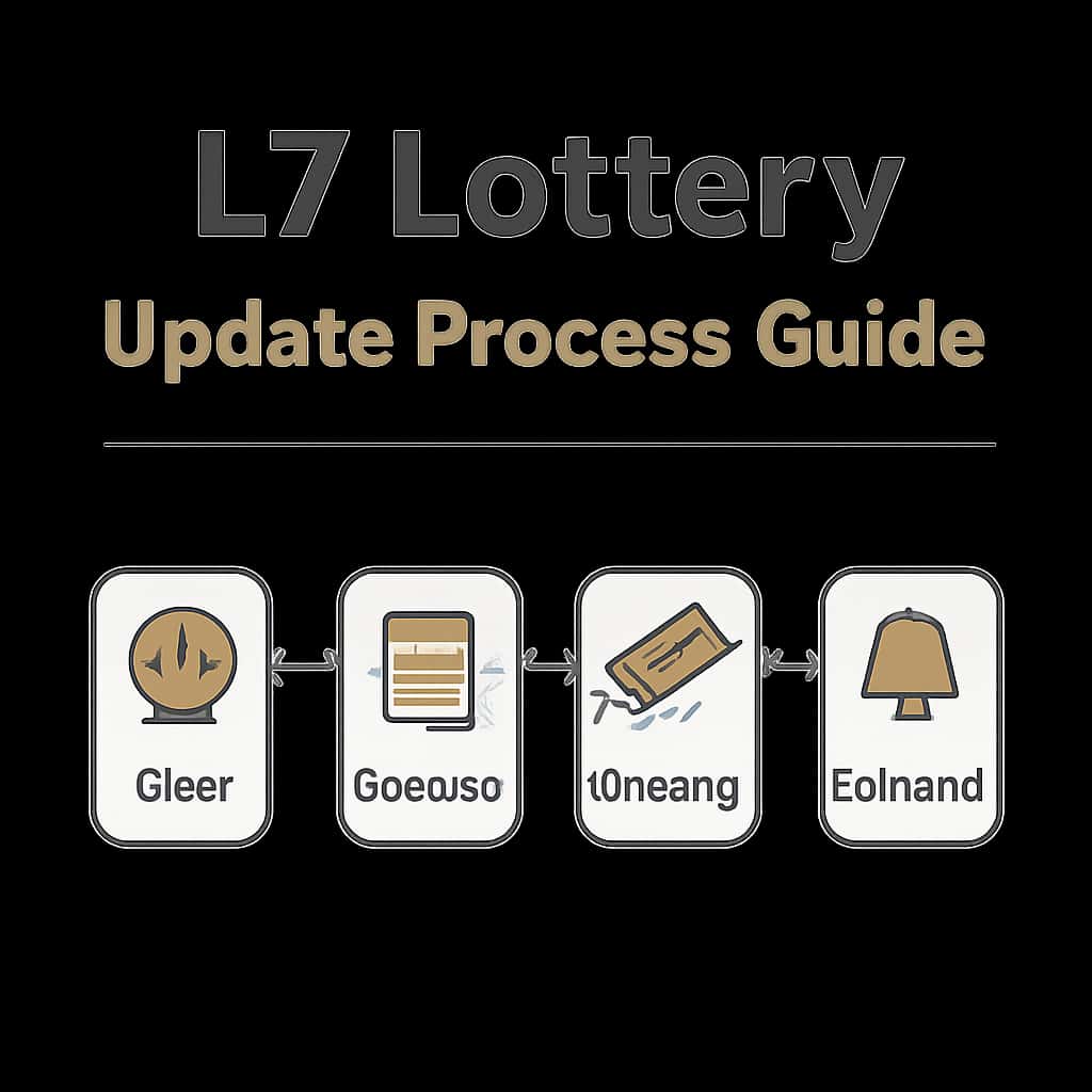 Diagram illustrating the update process for the L7 Lottery app.