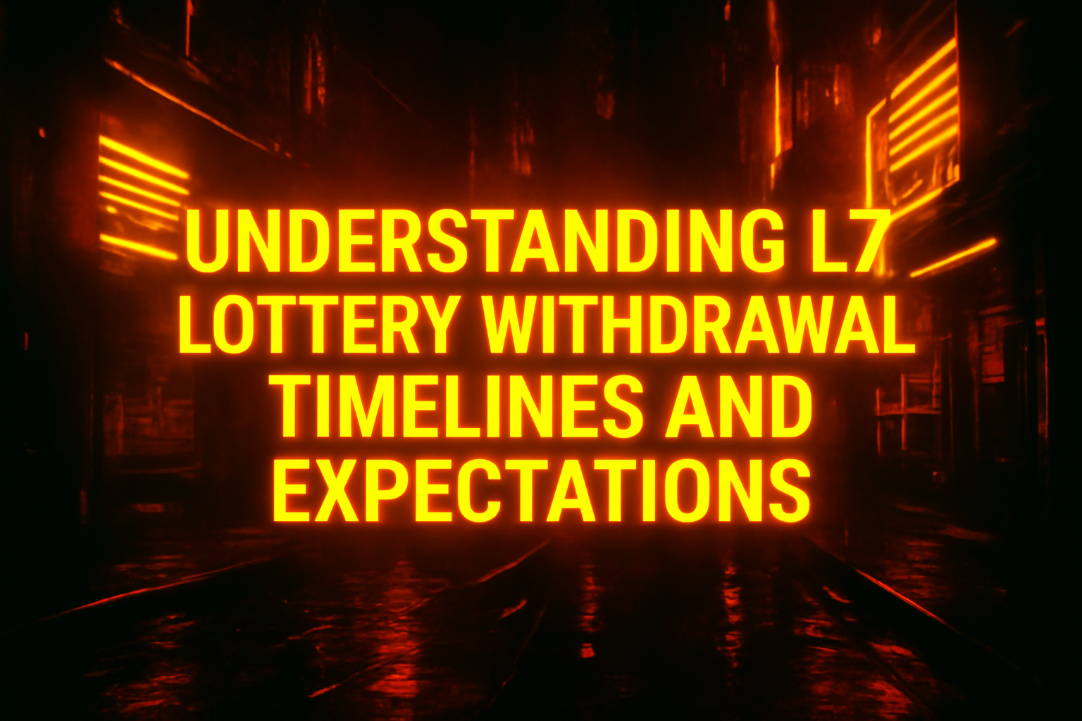 Informational scene about installing L7 Lottery APK.
