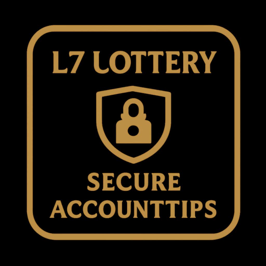 A badge icon illustrating L7 Lottery security tips.