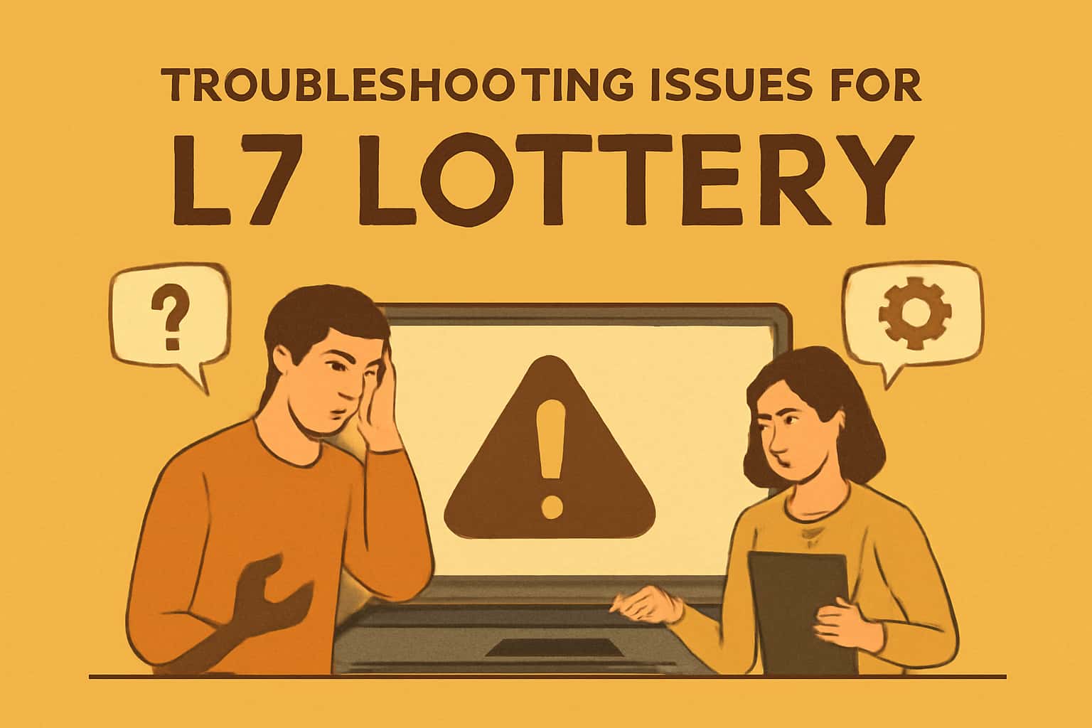 A technical overview of troubleshooting issues for the L7 Lottery app.
