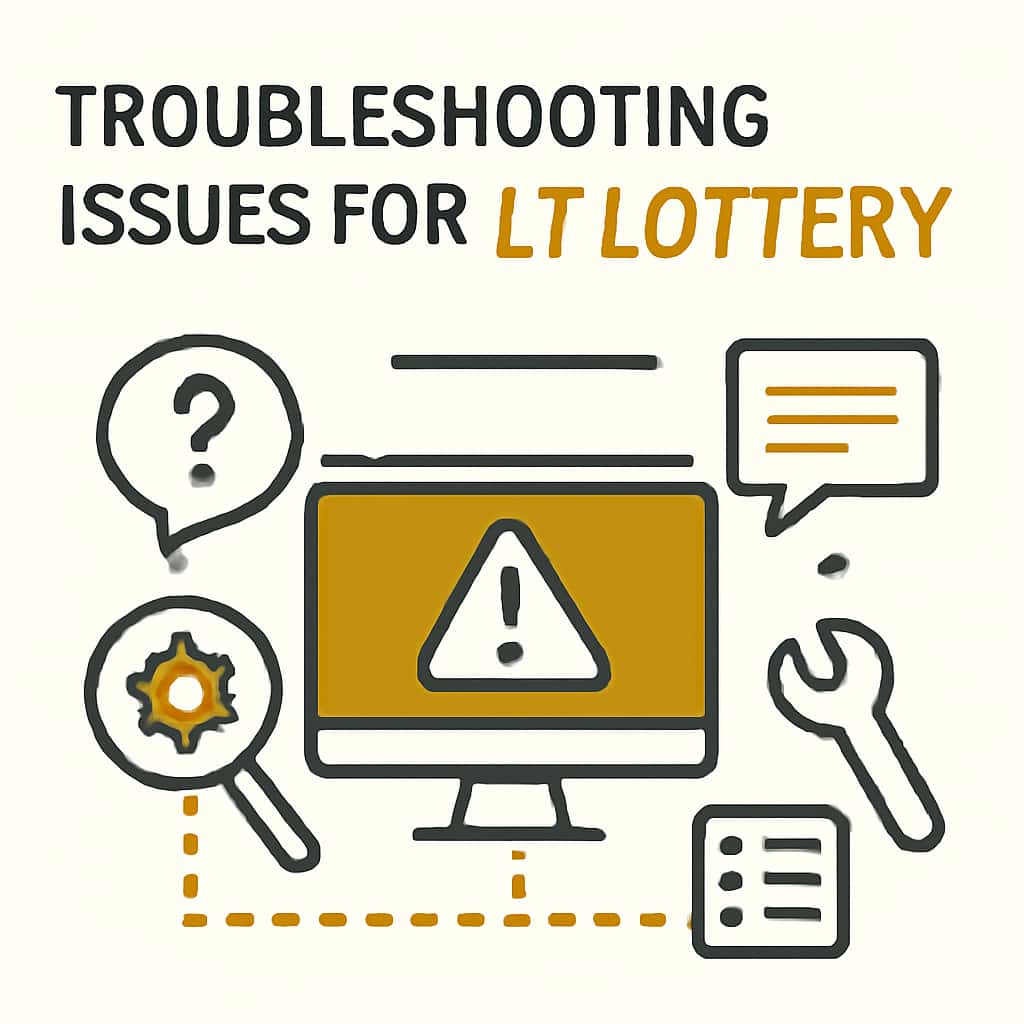 Illustration explaining the troubleshooting process for L7 Lottery.